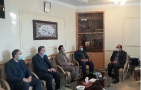 دیدار مدیر شعب بانک کشاورزی استان همدان با سرپرست فرمانداری کبودراهنگ