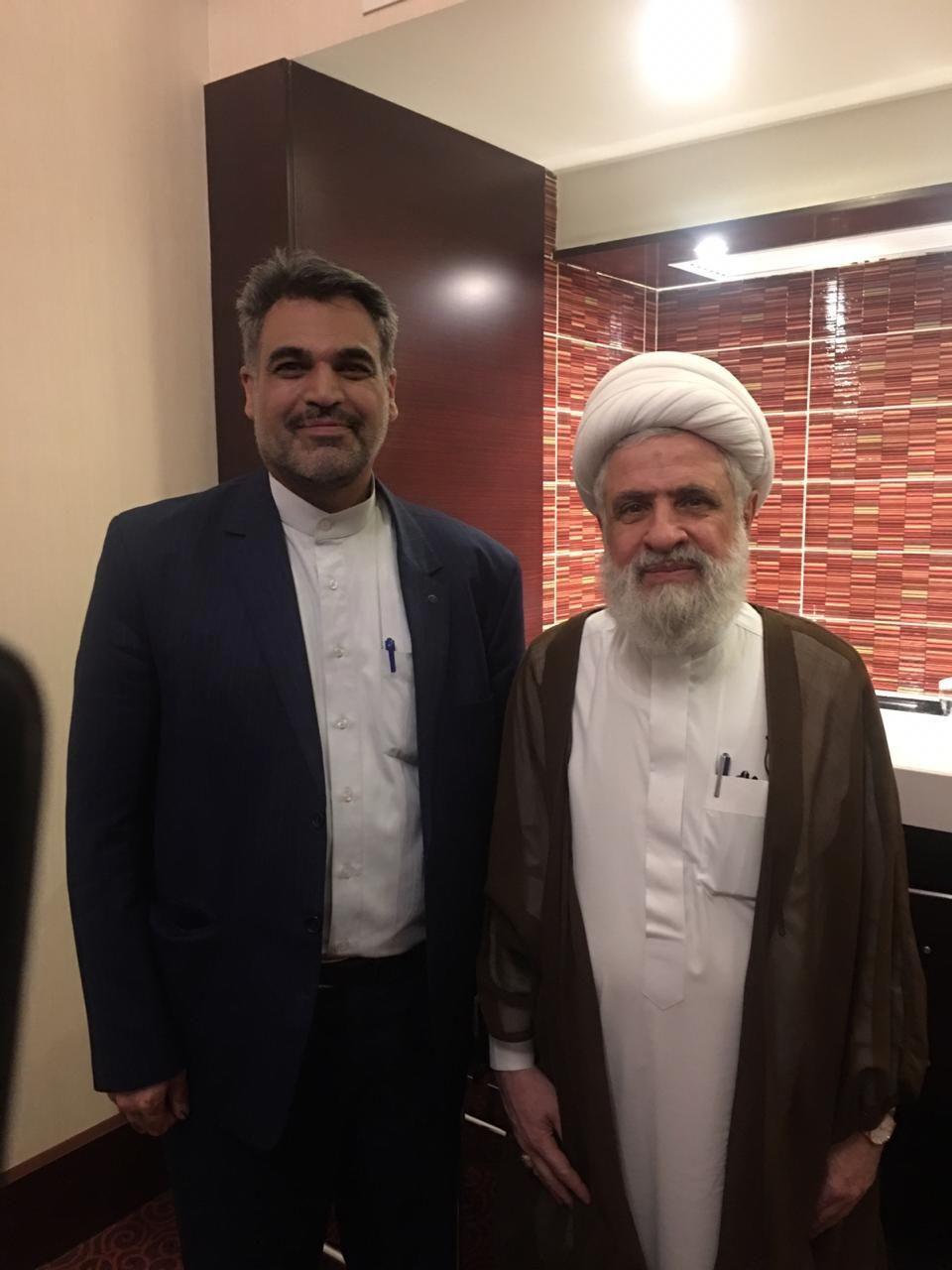 دیدار مدیرمسئول نشریه صدای کورنگ با معاون دبیرکل حزب الله لبنان