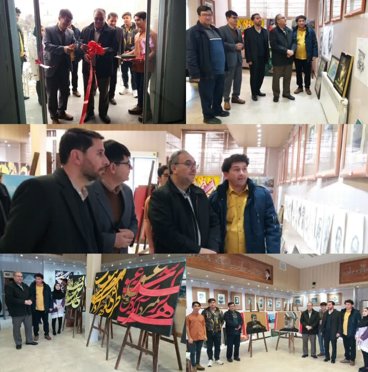 برگزاری نمایشگاه آثار هنرهای تجسمی و خوشنویسی در کبودراهنگ