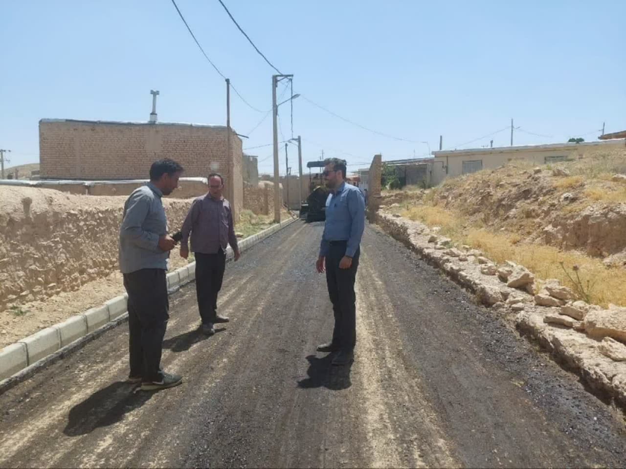 توسعه زیرساختهای روستایی در چورمق با اجرای پروژه آسفالتریزی