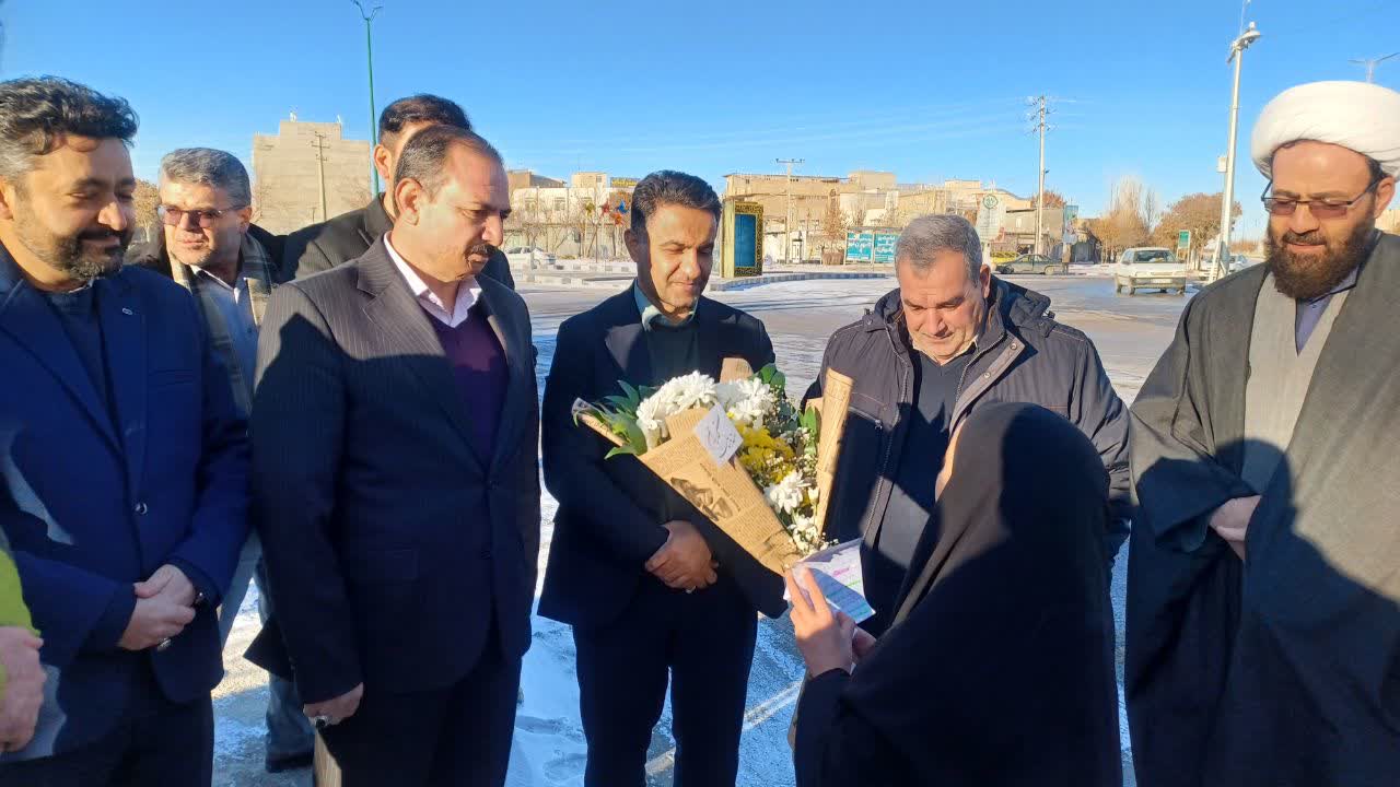 معاون عمران و توسعه روستایی بنیاد مسکن انقلاب اسلامی کشور وارد شهرستان بهار شد