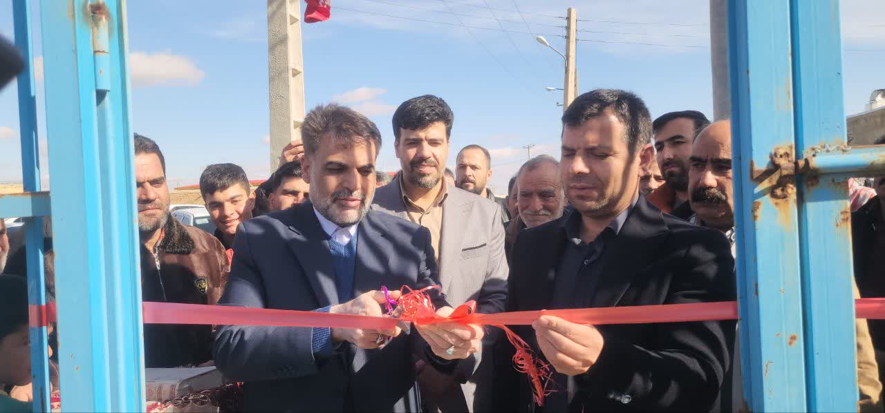 آیین بهره‌برداری از پروژه آبرسانی به روستاهای احمدآباد،دولی و مبارک‌آباد از توابع بخش مرکزی کبودراهنگ