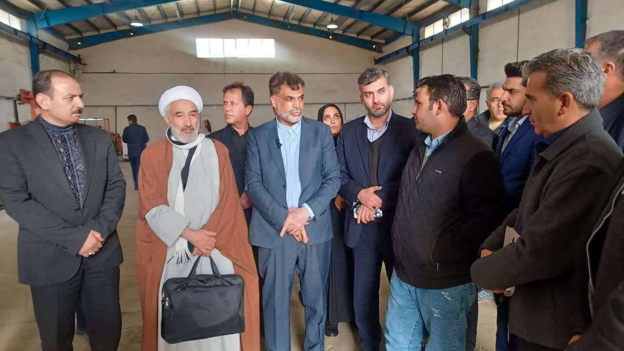 واحد تولیدی «میلگرد بستر آلیاژ نوین» در صالحآباد به بهرهبرداری رسید