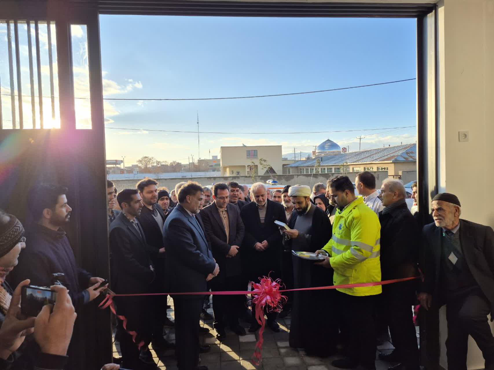 آیین افتتاح مرکز اورژانس ۱۱۵ شهر مهاجران با بیش از  ۱۷۰ میلیارد ریال اعتبار