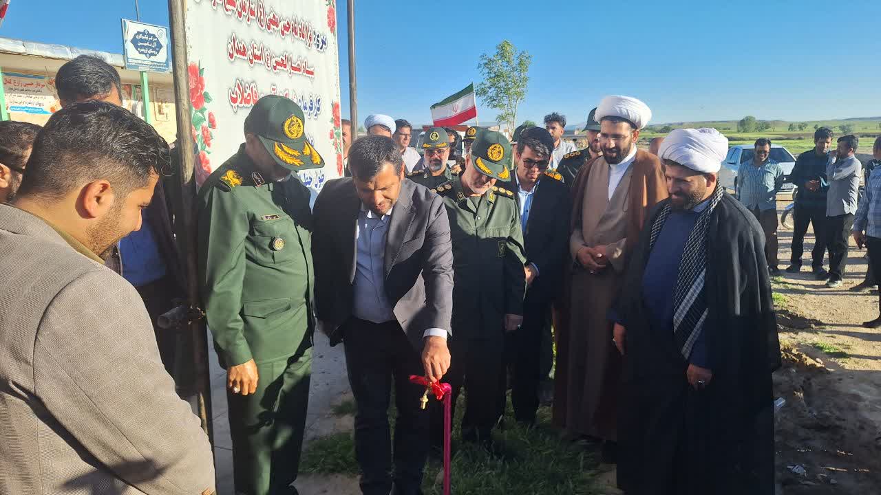 افتتاح خط انتقال مجتمع آبرسانی سه روستای بخش شیرین‌سو به مناسبت سالروز آزادسازی خرمشهر