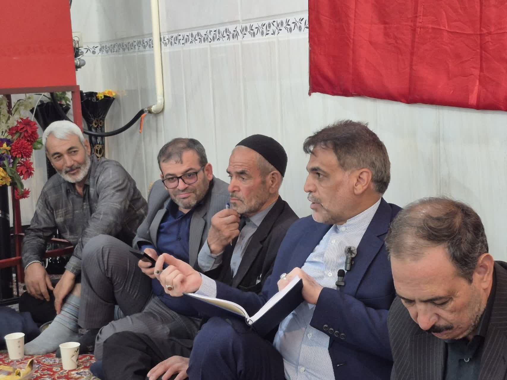 بررسی مشکلات روستاهای ریکان علیا و ریکان سفلی با حضور مسئولان شهرستان بهار