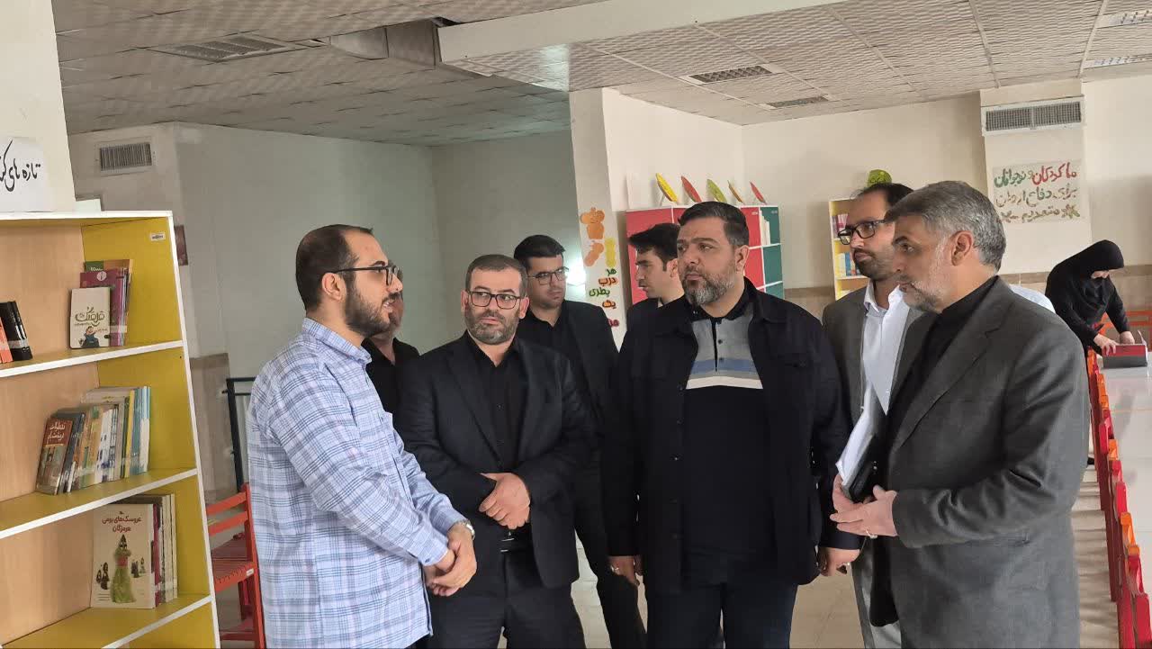 بازدید دکتر توسلی و معاون توسعه و مدیریت منابع کانون پرورش فکری کشور از مرکز فرهنگی‌وهنری بخش لالجین